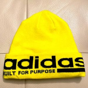 NWT Adidas Originals Forum Outline Beanie Hat Trefoil Logo Heather Grey